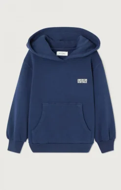 American Vintage Kid'S Hoodie Izubird Navy Vintage Cheap