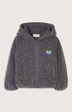 American Vintage Kid'S Jacket Hoktown Charcoal Melange Store