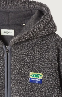 American Vintage Kid'S Jacket Hoktown Charcoal Melange Store