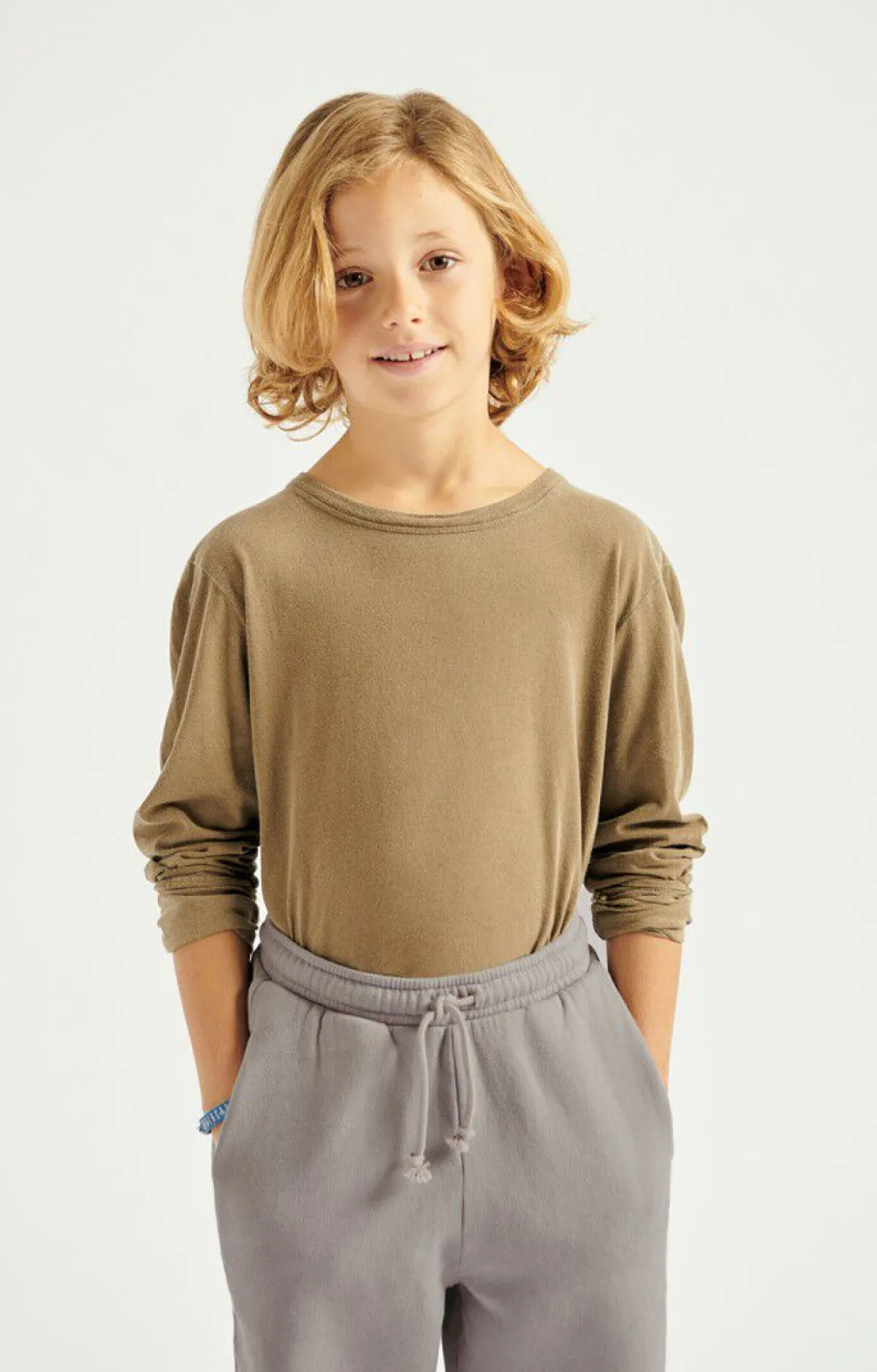 American Vintage Kid'S Joggers Izubird Pebble Vintage Fashion