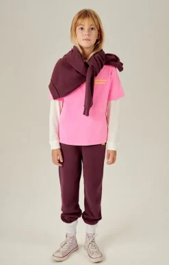 American Vintage Kid'S Joggers Izubird Vintage Burgundy Cheap
