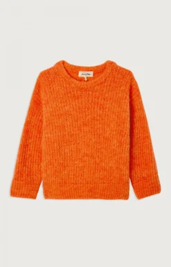American Vintage Kid'S Jumper East Fluorescent Orange Discount