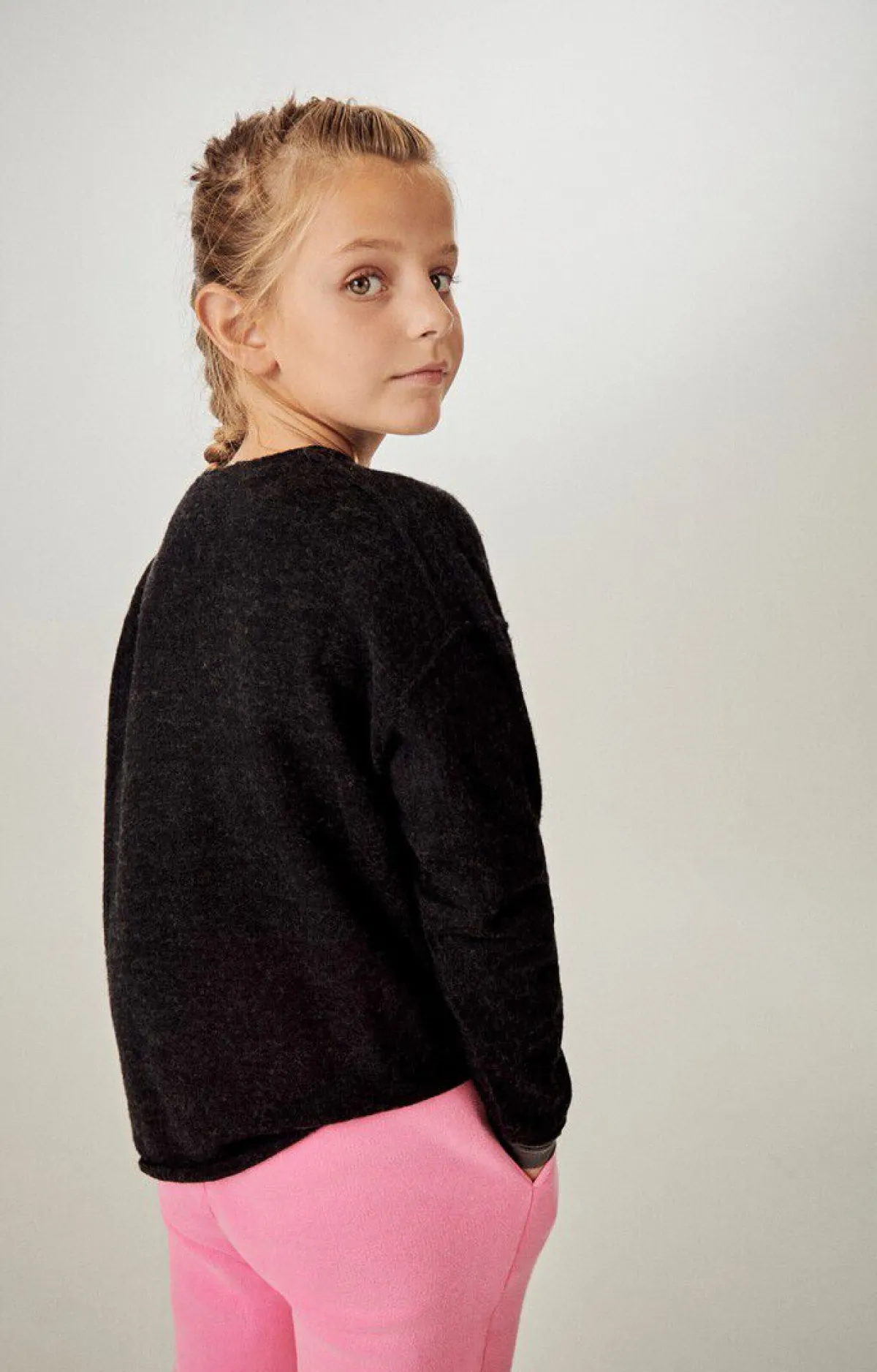 American Vintage Kid'S Jumper Zyrobow Charcoal Melange Hot