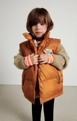 American Vintage Kid'S Padded Jacket Zidibay Gingerbread Sale