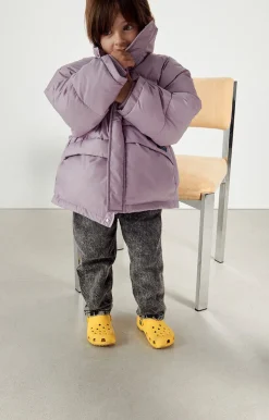 American Vintage Kid'S Padded Jacket Zidibay Mauve Clearance