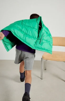 American Vintage Kid'S Padded Jacket Zidibay Emerald Hot
