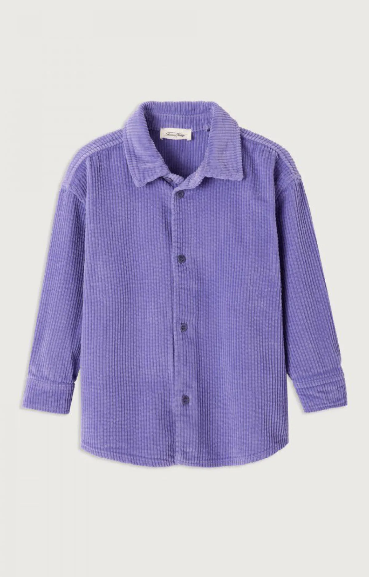 American Vintage Kid'S Shirt Padow Purple Vintage Flash Sale