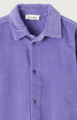 American Vintage Kid'S Shirt Padow Purple Vintage Flash Sale