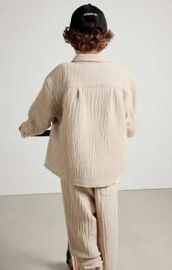 American Vintage Kid'S Shirt Yenboro Mist Melange Online