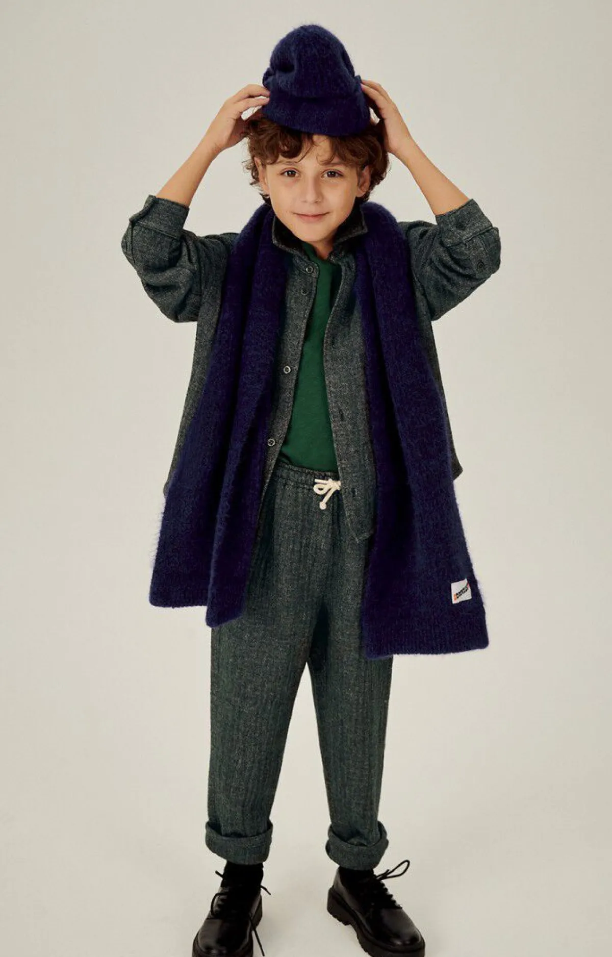 American Vintage Kid'S Shirt Yenboro Melange Bush Sale