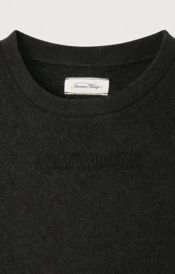 American Vintage Kid'S Sweatshirt Bobypark Charcoal Melange Outlet