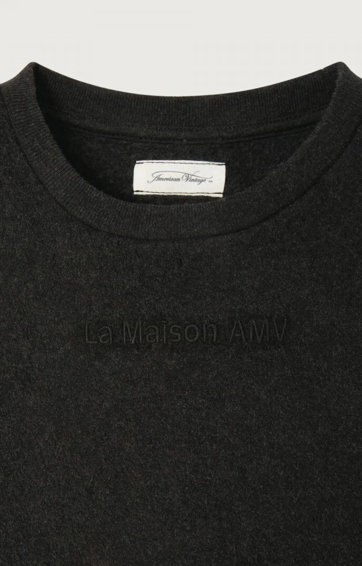 American Vintage Kid'S Sweatshirt Bobypark Charcoal Melange Outlet