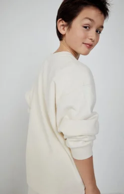 American Vintage Kid'S Sweatshirt Bobypark Ecru Flash Sale