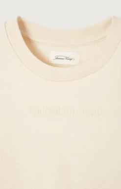 American Vintage Kid'S Sweatshirt Bobypark Ecru Flash Sale