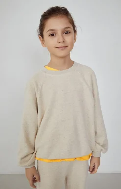 American Vintage Kid'S Sweatshirt Itonay Ecru Melange Fashion