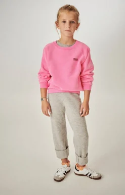 American Vintage Kid'S Sweatshirt Izubird Fluo Pink Clearance