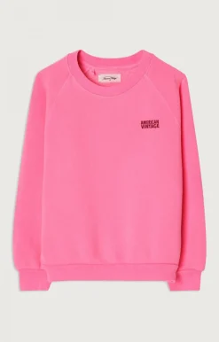 American Vintage Kid'S Sweatshirt Izubird Fluo Pink Clearance