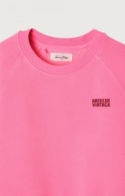American Vintage Kid'S Sweatshirt Izubird Fluo Pink Clearance