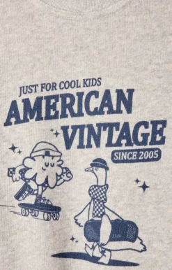 American Vintage Kid'S Sweatshirt Kodytown Mildred Polar Melange Clearance