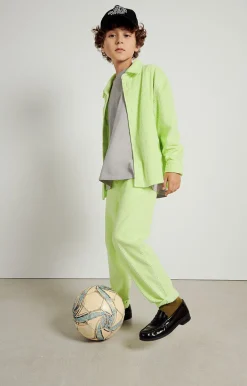 American Vintage Kid'S Trousers Padow Vintage Fluorescent Yellow Clearance