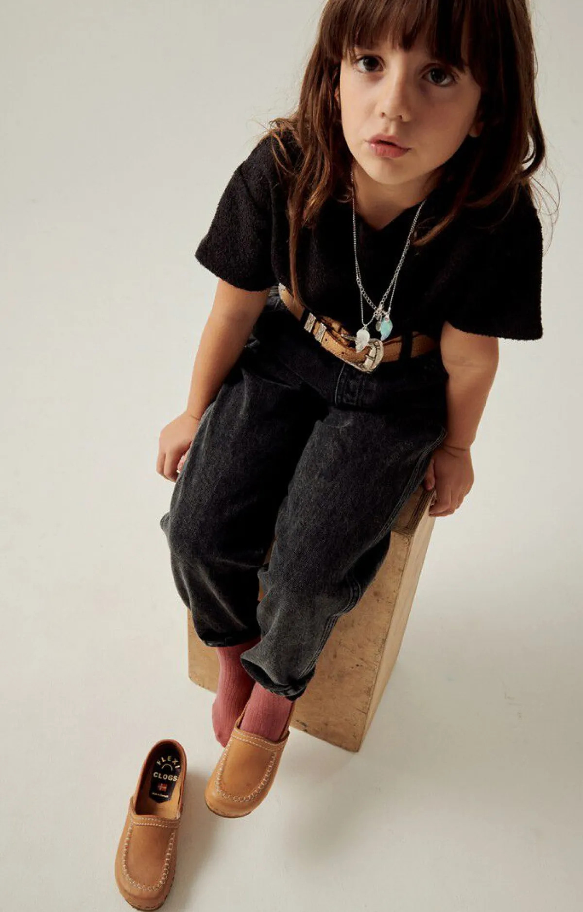 American Vintage Kid'S T-Shirt Bobypark Charcoal Melange Outlet