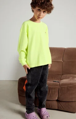 American Vintage Kid'S T-Shirt Fizvalley Neon Yellow Hot