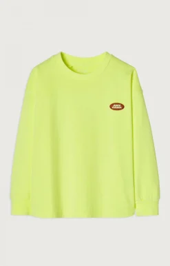 American Vintage Kid'S T-Shirt Fizvalley Neon Yellow Hot