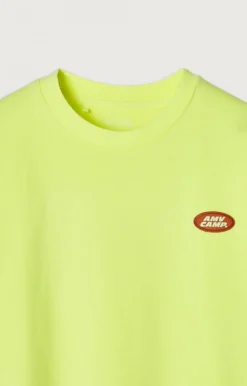 American Vintage Kid'S T-Shirt Fizvalley Neon Yellow Hot