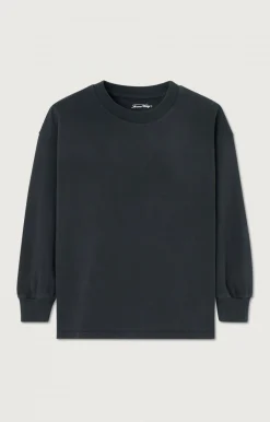 American Vintage Kid'S T-Shirt Fizvalley Black New