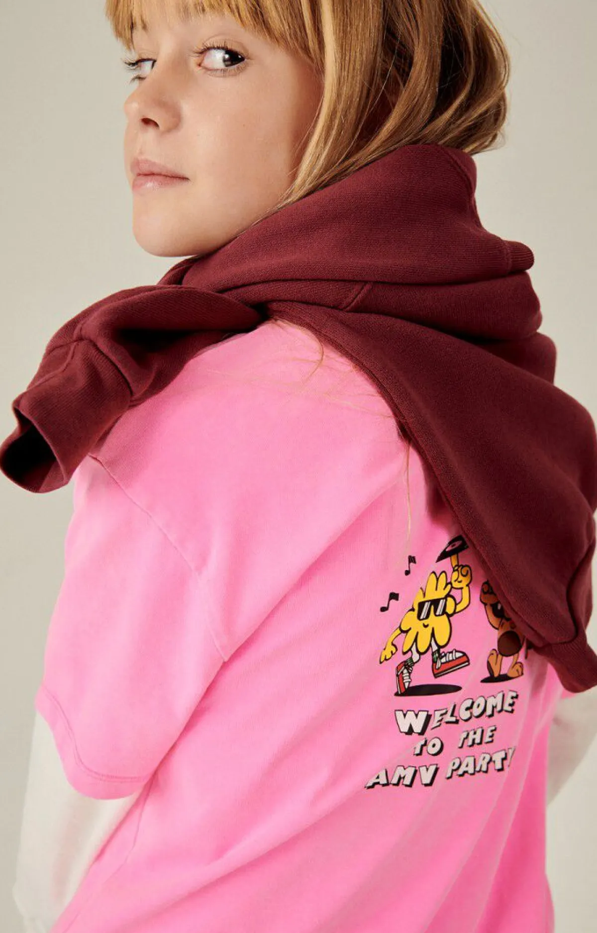 American Vintage Kid'S T-Shirt Fizvalley Fluo Pink Store
