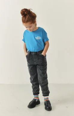 American Vintage Kid'S Worker Jeans Yopday Black Hot