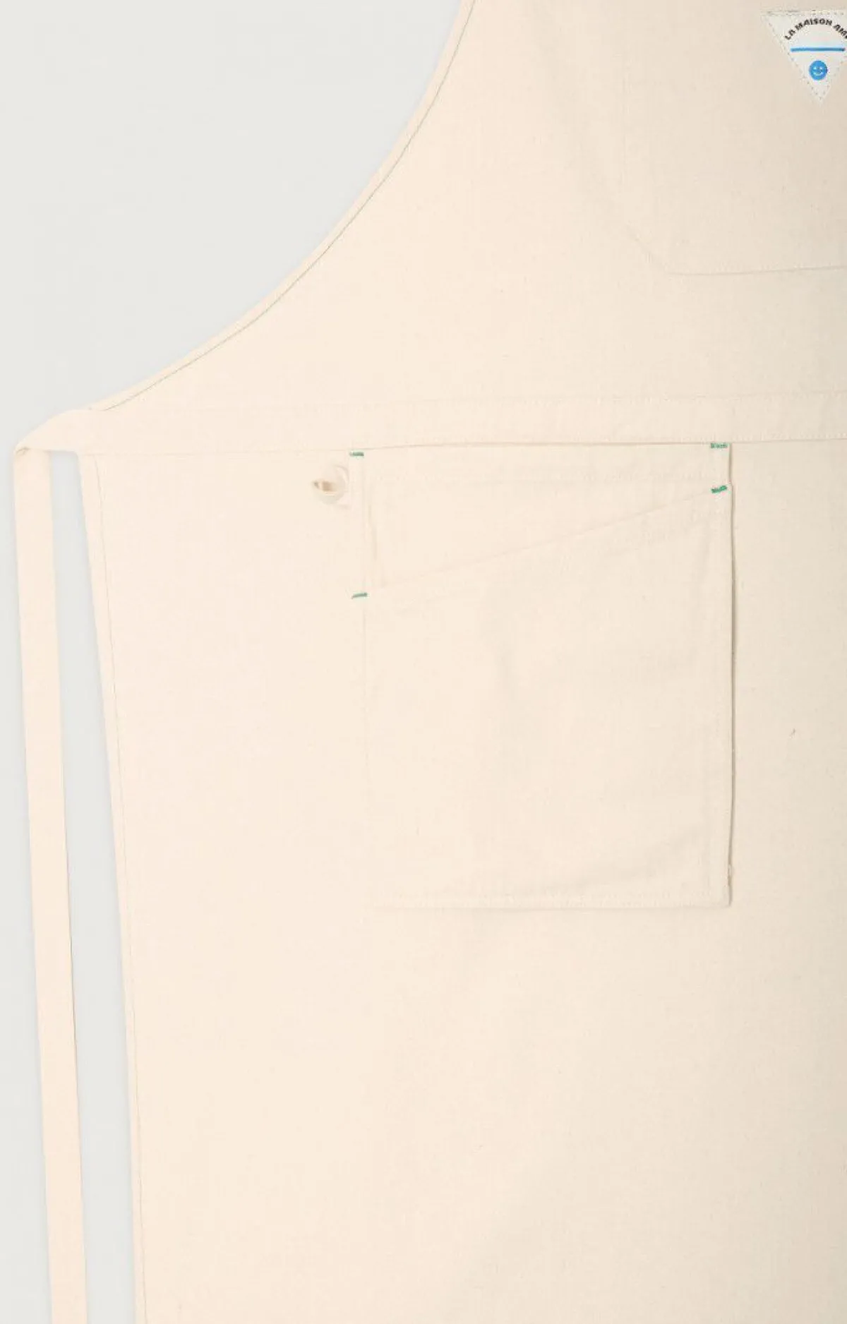 American Vintage Kitchen Apron Tirabay Ecru Hot