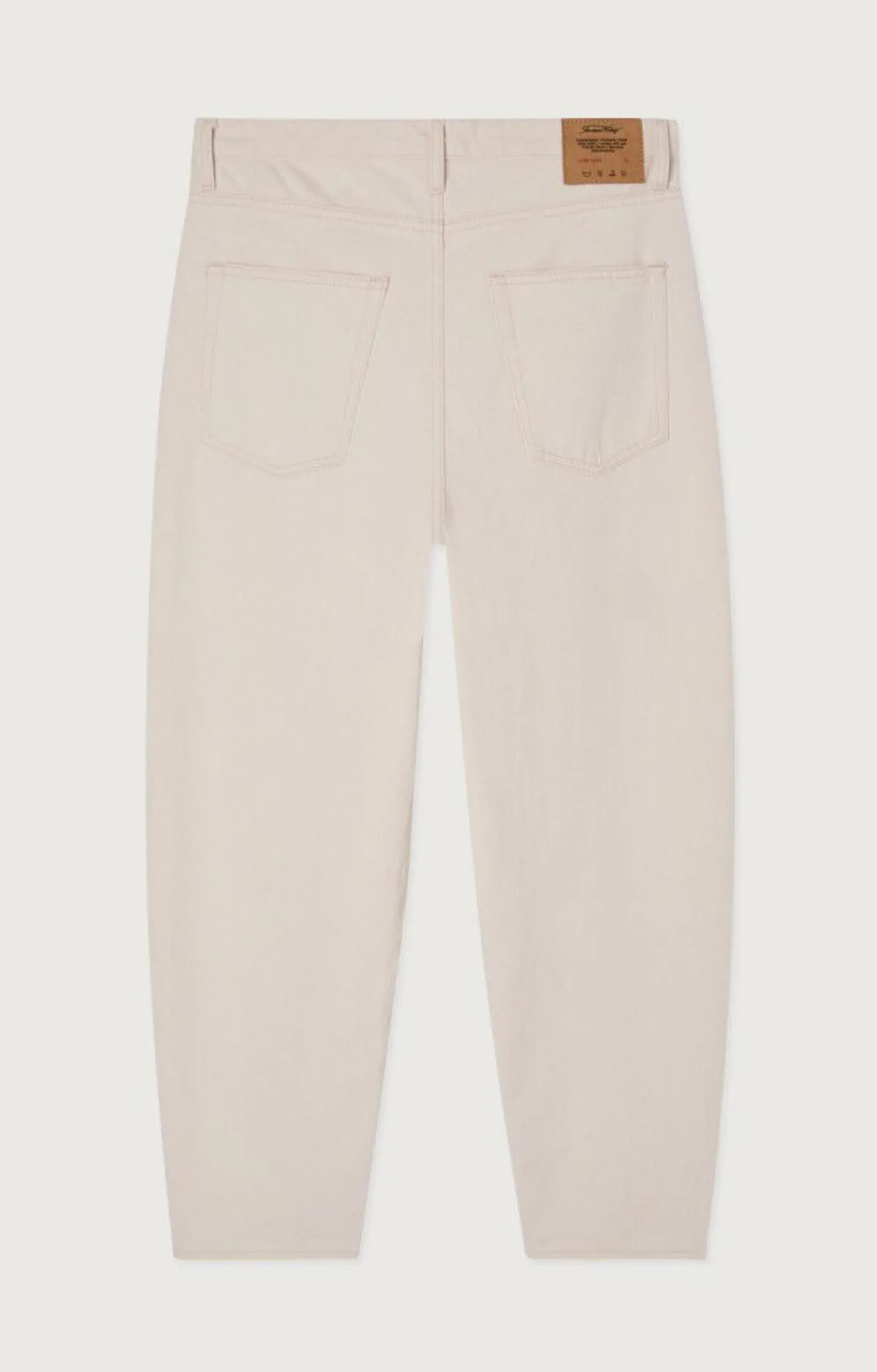 American Vintage Men'S Big Carrot Jeans Snopdog Ecru Flash Sale