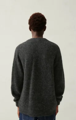 American Vintage Men'S Cardigan East Charcoal Melange Best