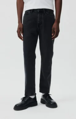 American Vintage Men'S Carrot Jeans Yopday Black Salt And Pepper Best