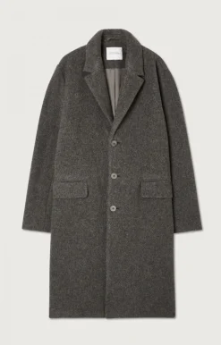 American Vintage Men'S Coat Bazybay Charcoal Melange Clearance