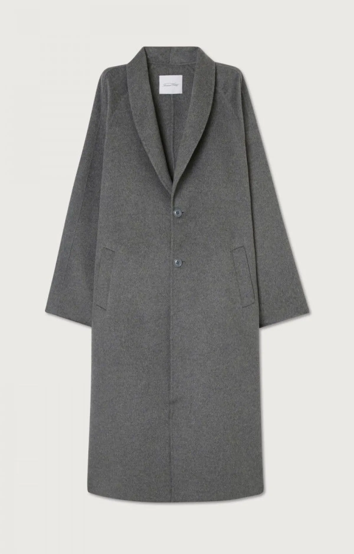 American Vintage Men'S Coat Dadoulove Charcoal Melange Best Sale