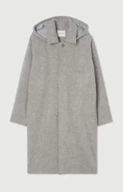 American Vintage Men'S Coat Roly Cloud Melange Discount