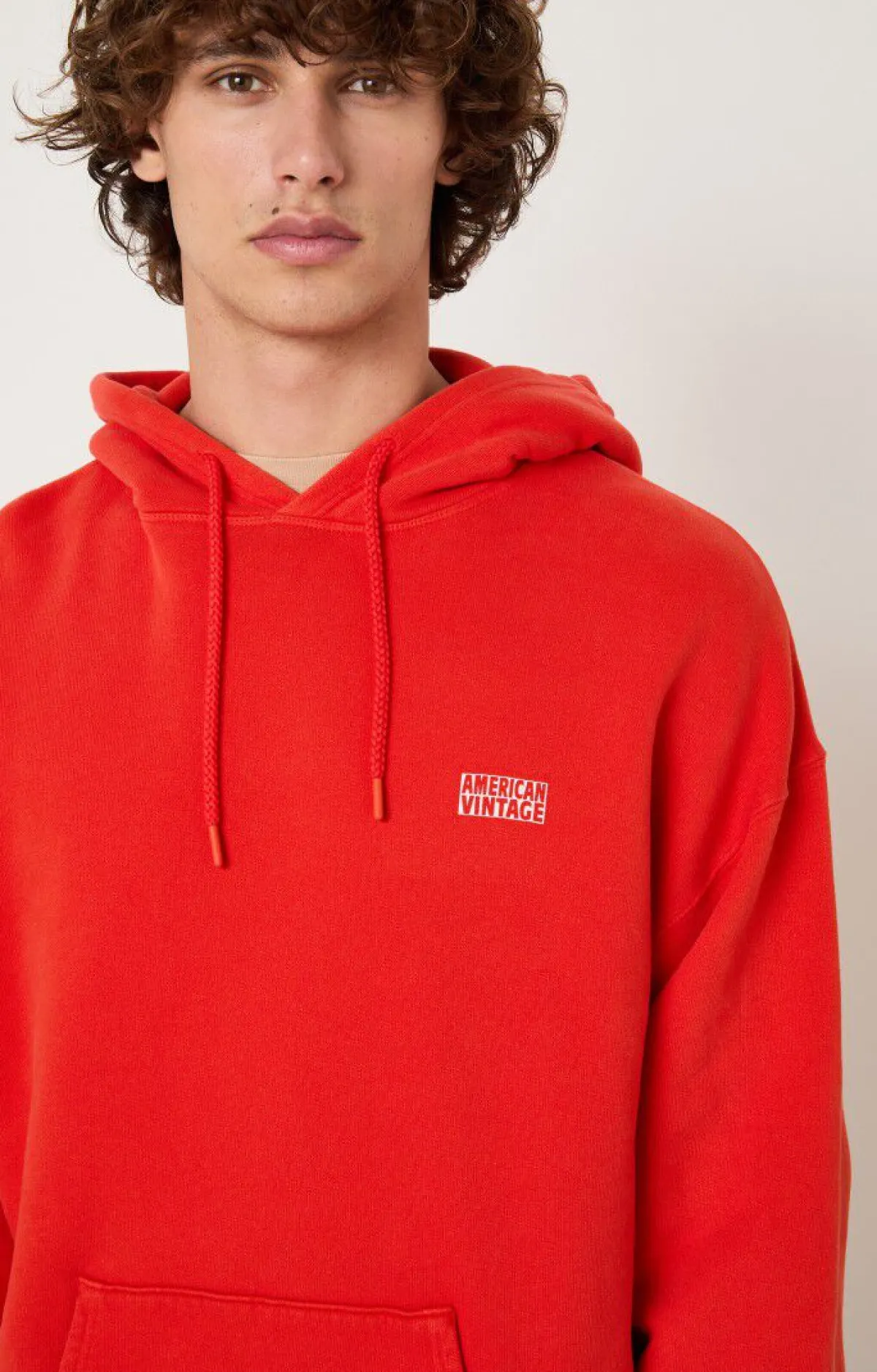 American Vintage Men'S Hoodie Izubird Vintage Flamenco Hot