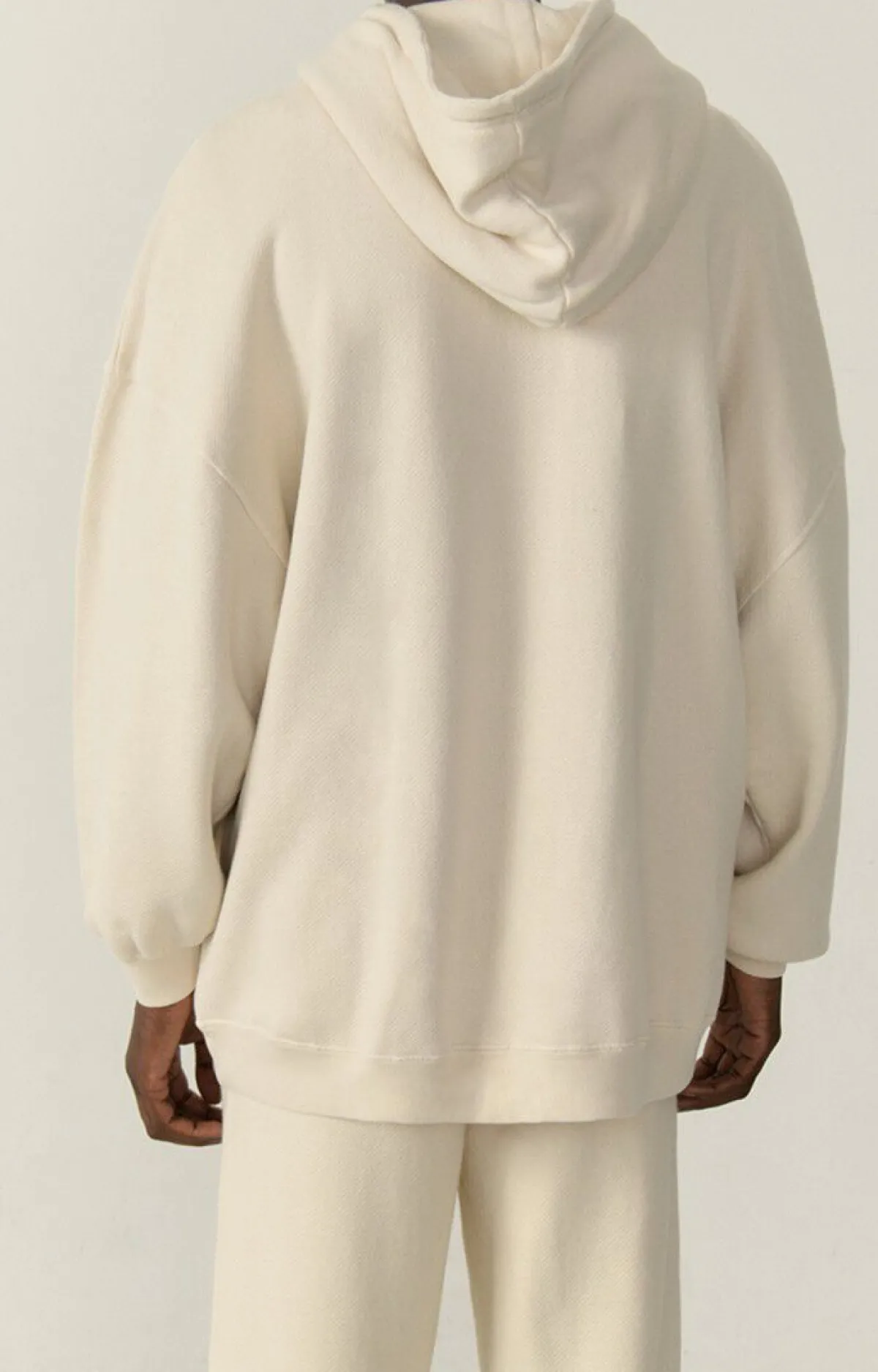 American Vintage Men'S Hoodie Xybay Ecru Fashion