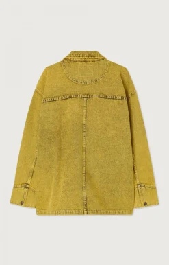 American Vintage Men'S Jacket Blinewood Yellow Overdye Hot