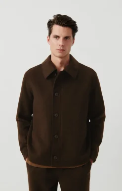 American Vintage Men'S Jacket Dadoulove Chesnut Tree Melange Hot