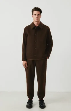 American Vintage Men'S Jacket Dadoulove Chesnut Tree Melange Hot