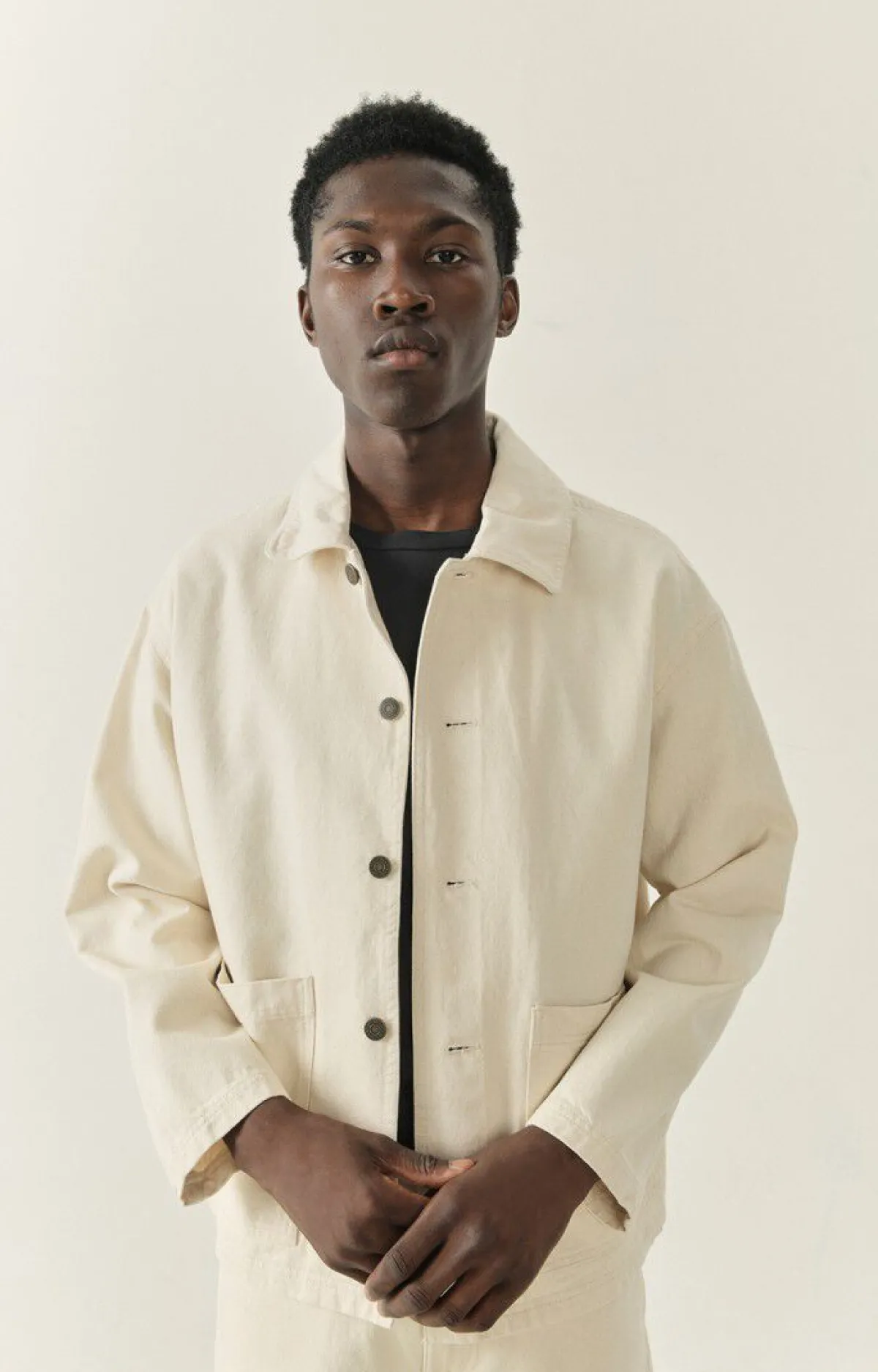 American Vintage Men'S Jacket Datcity Ecru Store