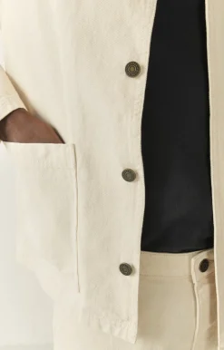 American Vintage Men'S Jacket Datcity Ecru Store
