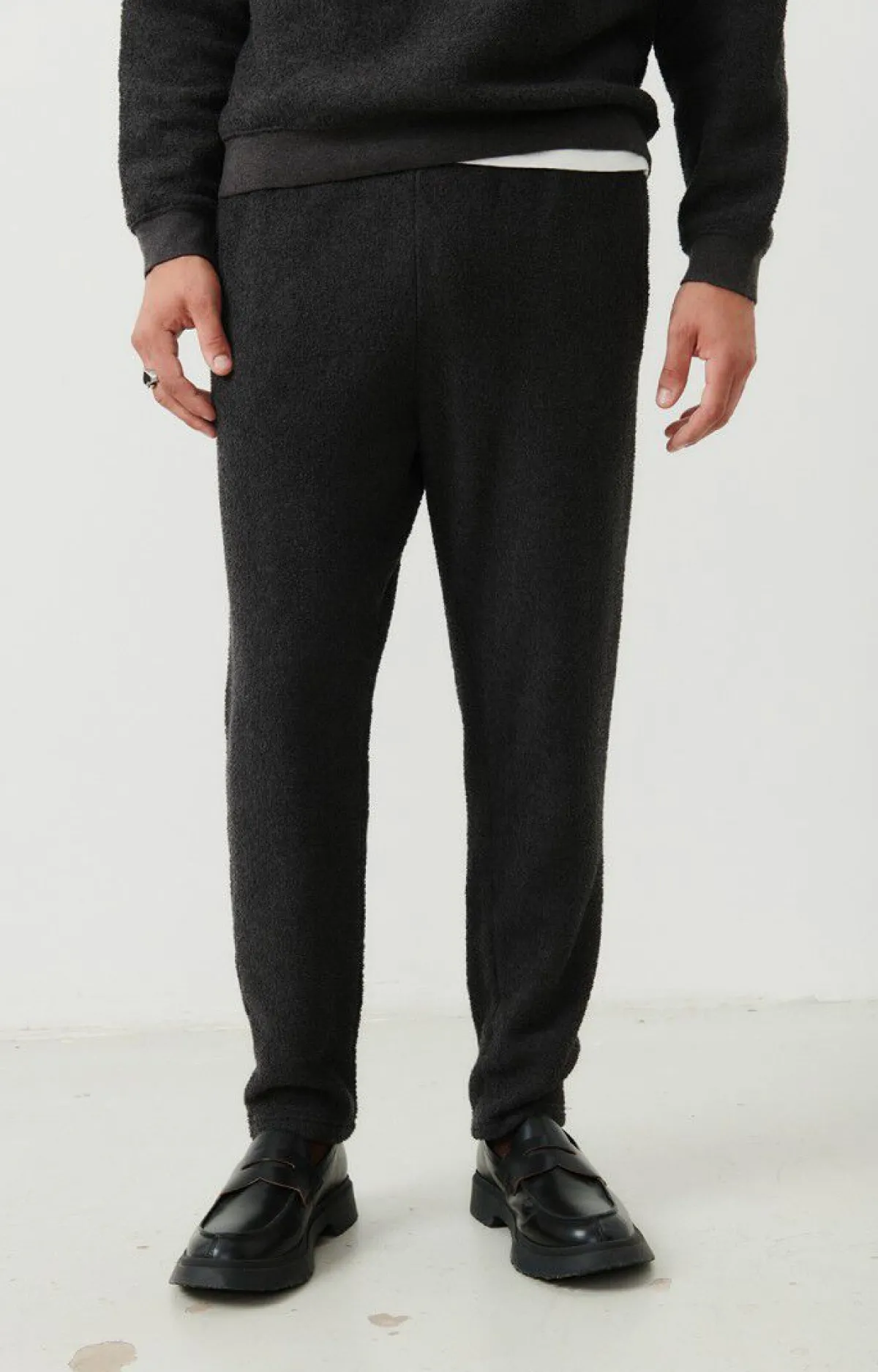 American Vintage Men'S Joggers Bobypark Charcoal Melange Store