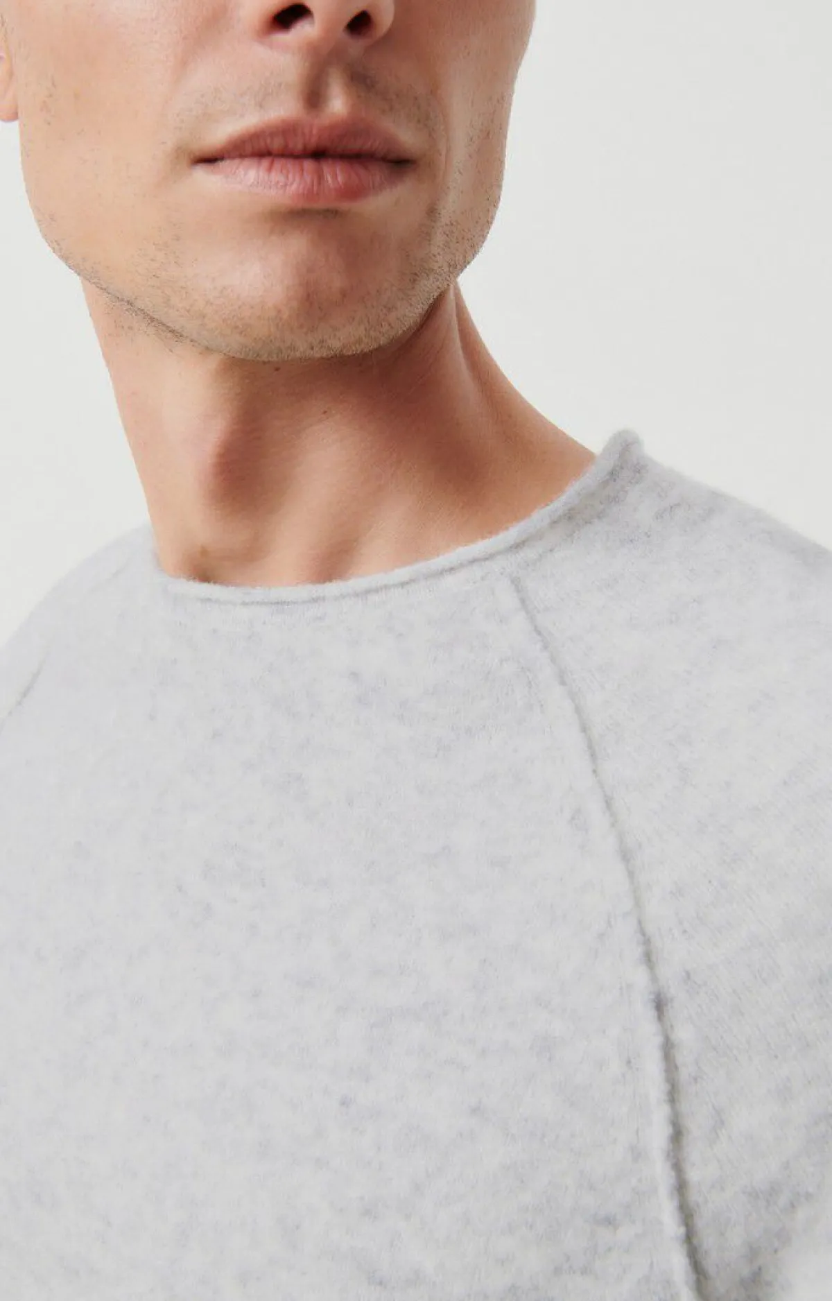 American Vintage Men'S Jumper Damsville Heather Grey Sale