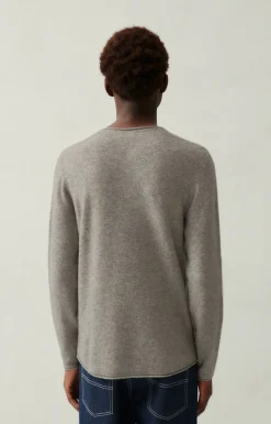 American Vintage Men'S Jumper Ducksbay Heather Grey Clearance