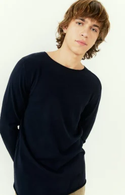 American Vintage Men'S Jumper Marcel Navy Shop