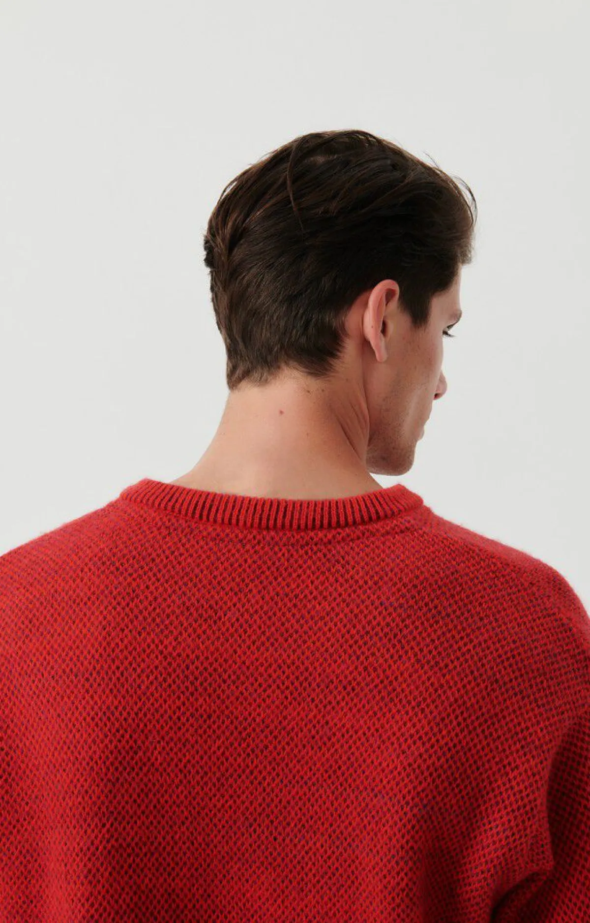 American Vintage Men'S Jumper Poabay Red Multimelange Shop